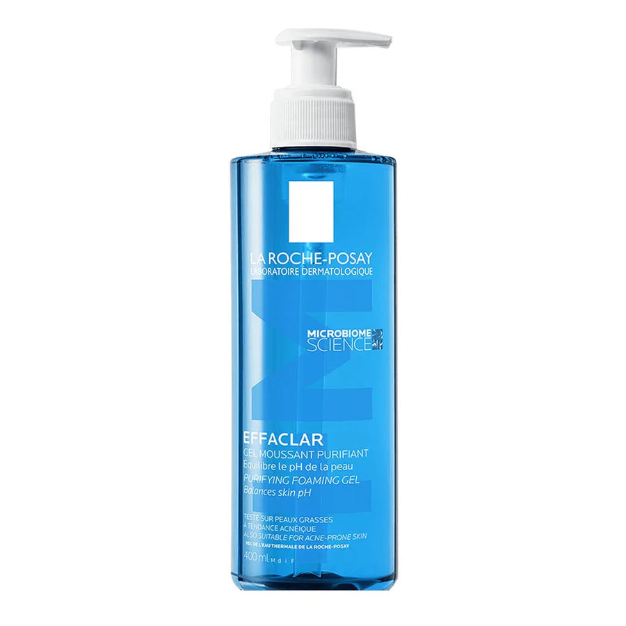 La Roche-Posay Effaclar Foaming Gel Cleanser for Oily and Sensitive Skin - 400ml
