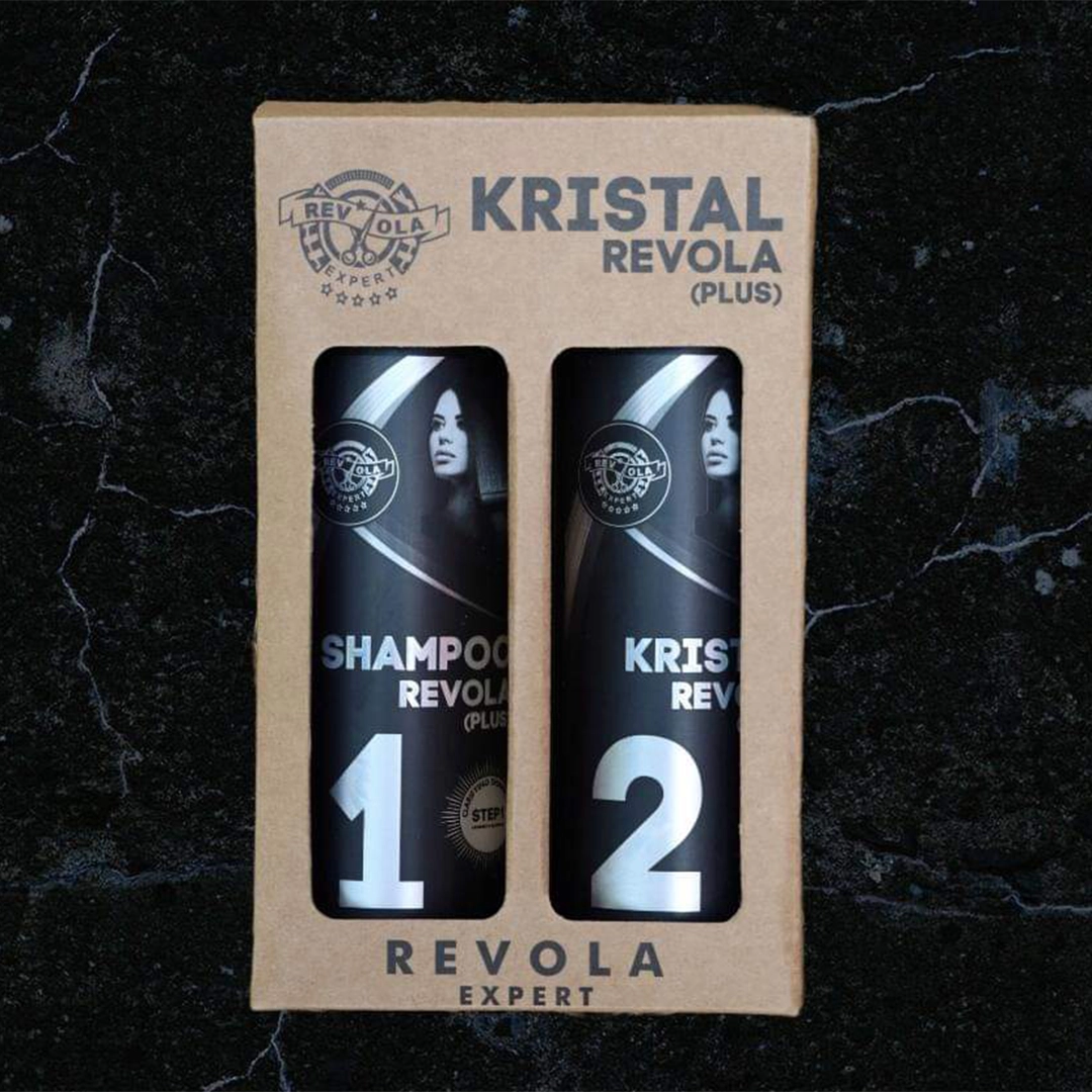 شامبو + بروتين ريفولا كريستال بلس - 500مل ×2