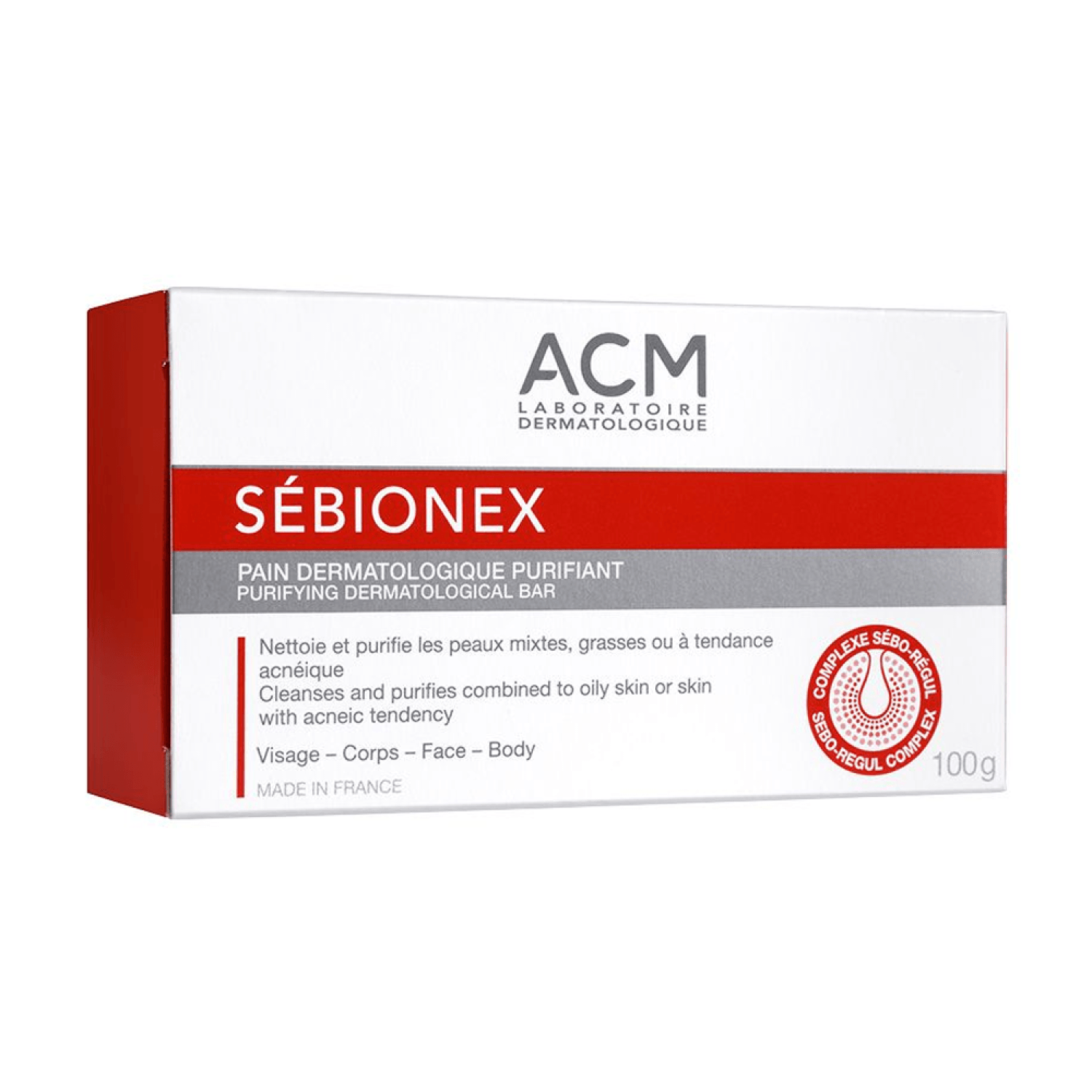 ACM Sebionex Purifying Dermatological Soap - 100g