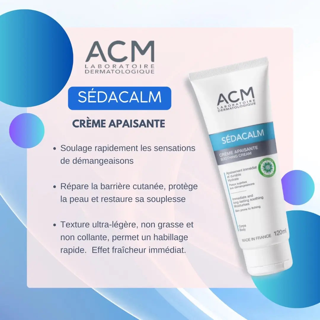 كريم سيداكالم المهدئ المضاد للحكة من إيه سي إم - 120 مل