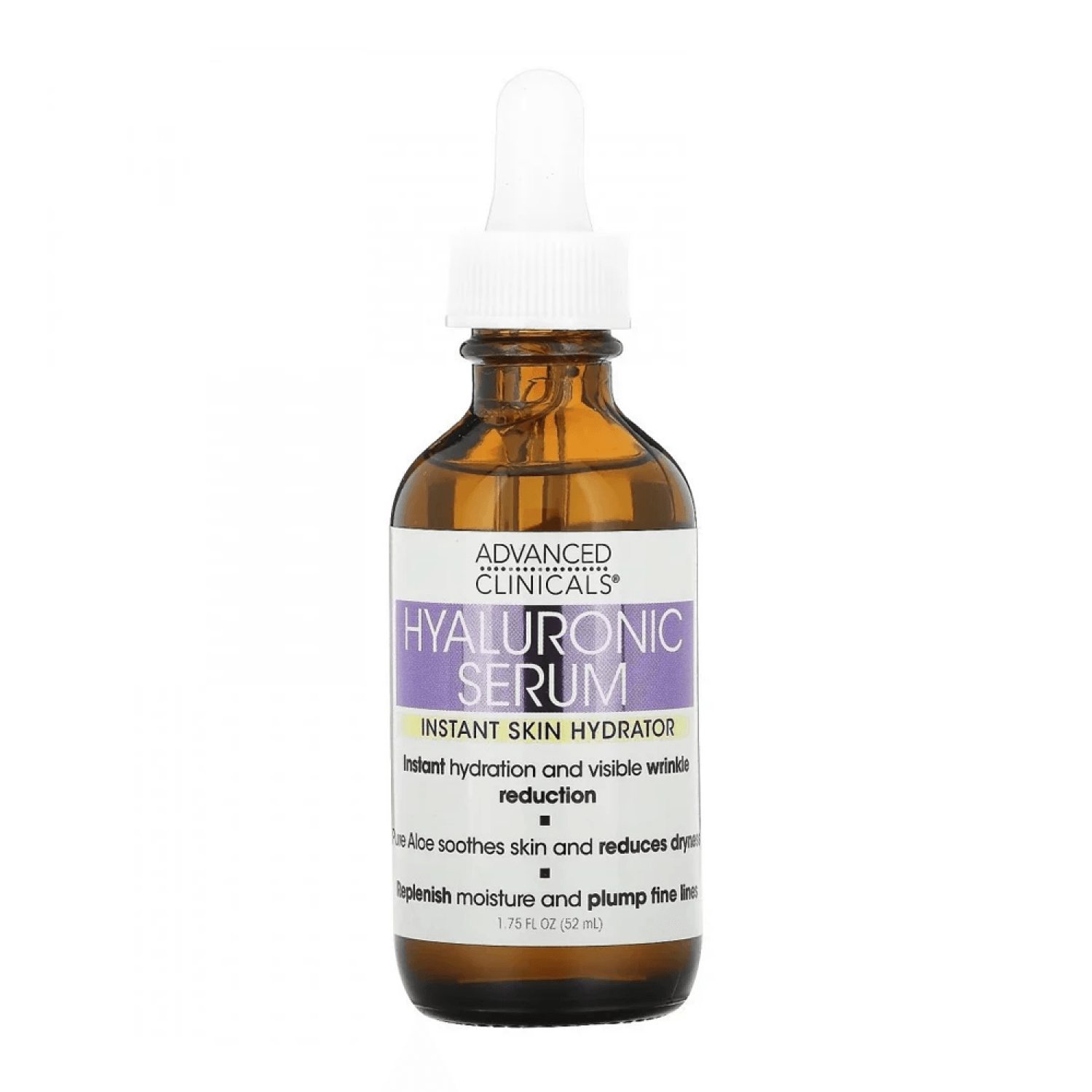Advanced Clinicals Hyaluronic Acid Moisturizing Facial Serum - 52ml