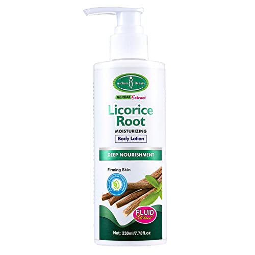 AICHUN BEAUTY Licorice Root Hydrating Body Lotion - Deep Nourishment for Firm, Soft, and Repaired Skin with Herbal Extract - 230ml / 7.78 fl. oz