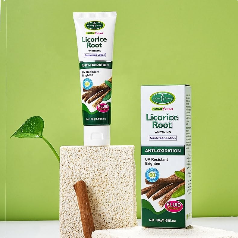 Aichun Beauty Licorice Root Sunscreen Lotion AntiOxidation 50gm