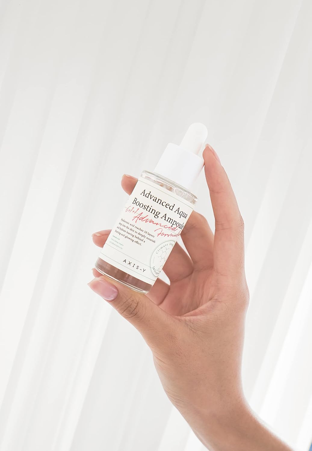 AXIS-Y Advanced Aqua Boosting Ampoule 30 ml / 1.01 fl. oz | Hydrating Serum | Hyaluronic Acid | Moisturizing Formula | Centella Asiatica | Ideal for Dry Skin | Korean Skincare