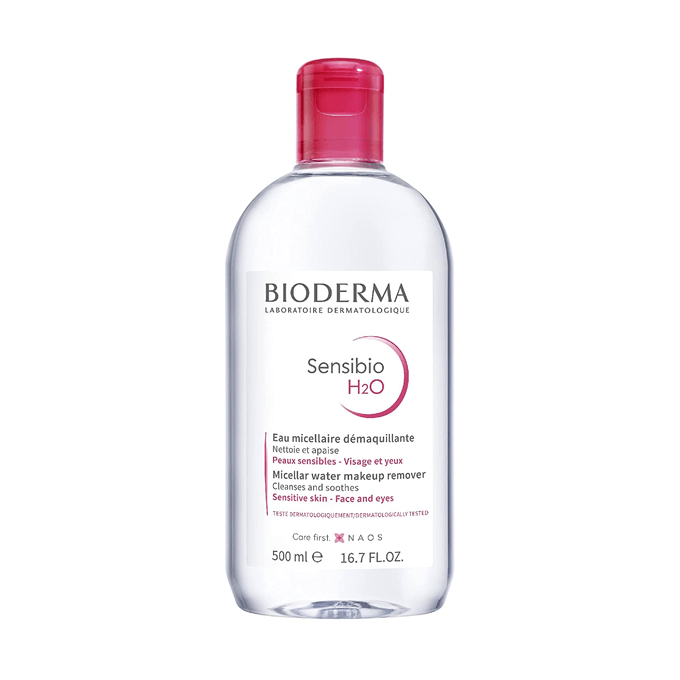 Bioderma Sensibio Micellar Water for Cleansing Skin and Makeup Removal - 500ml