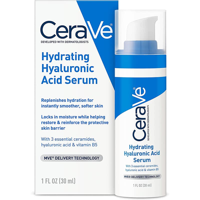 Cerave 30ml Hyaluronic Acid Face Serum with Vitamin B5 and Ceramides