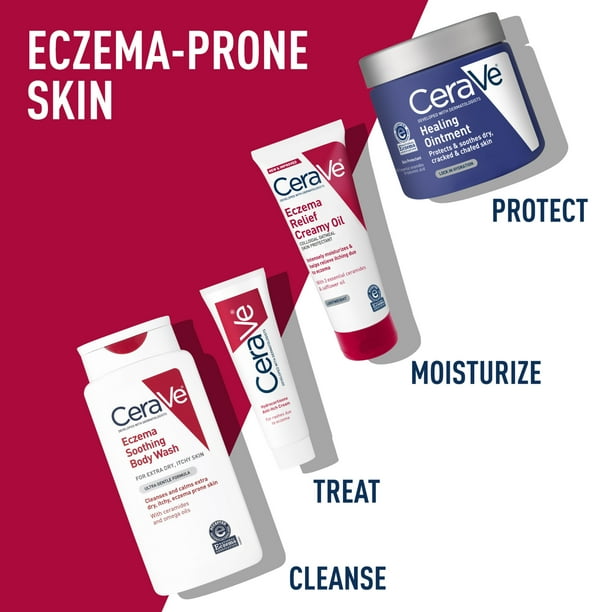 CeraVe Creamy Oil for Eczema Relief - 8 oz for Dry, Itchy Skin