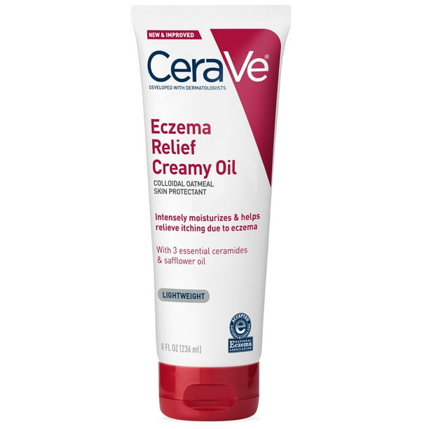 CeraVe Creamy Oil for Eczema Relief - 8 oz for Dry, Itchy Skin