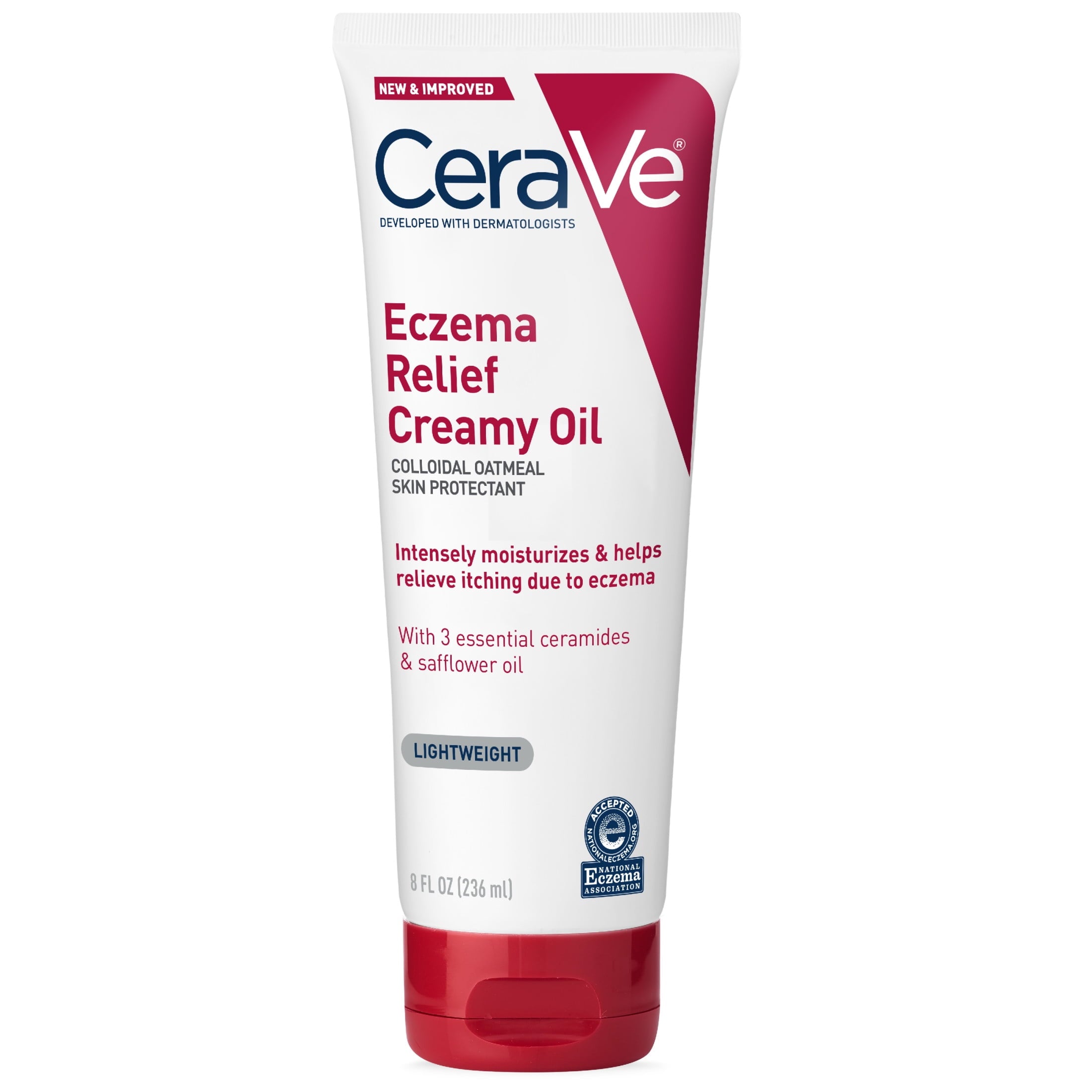 CeraVe Creamy Oil for Eczema Relief - 8 oz for Dry, Itchy Skin