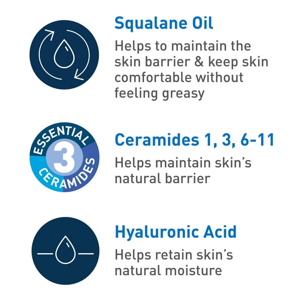 CeraVe Hydrating Foaming Oil Cleanser - Daily Face Wash for Dry to Very Dry Skin