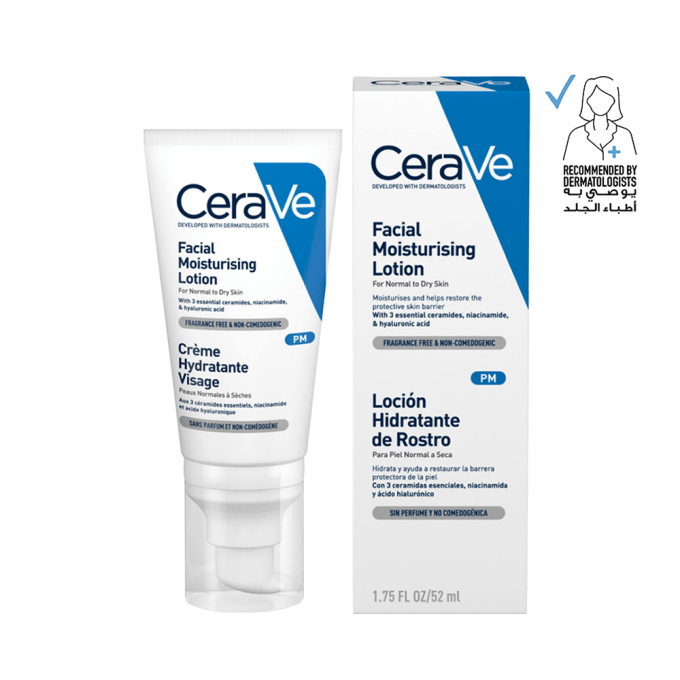 Cerave PM Night Cream Facial Moisturizer with Hyaluronic Acid - 52 ml