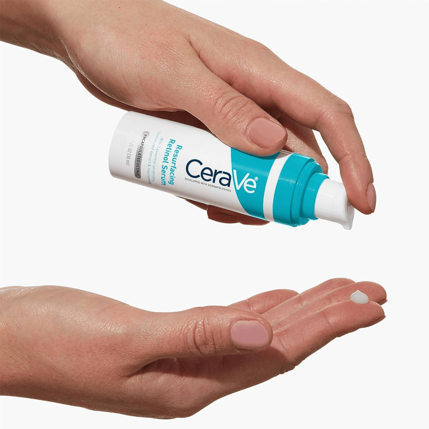 Cerave Retinol Serum for Diminishing Post-Acne Marks and Pores with Retinol, Licorice Root Extract, and Niacinamide - 30ml