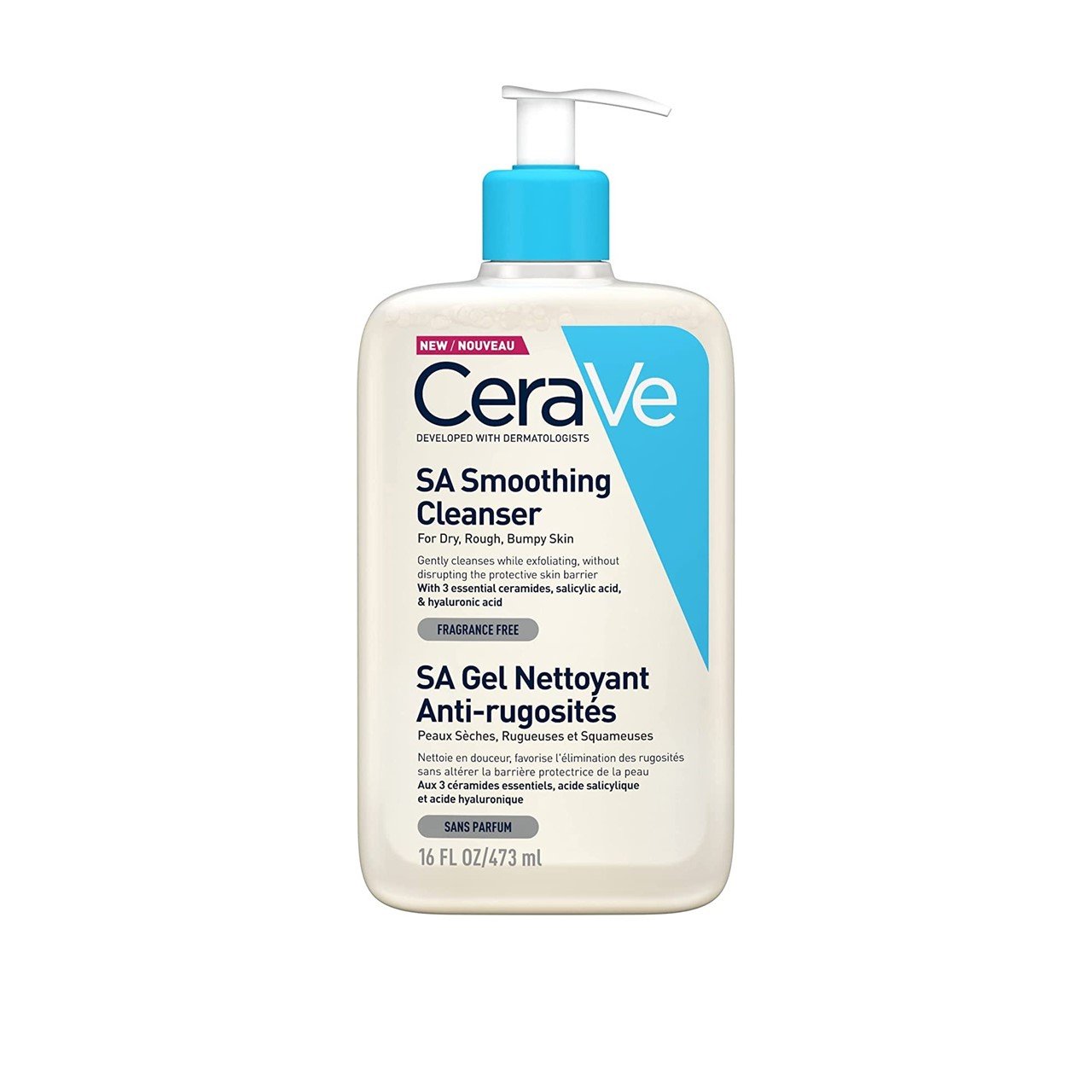 CeraVe SA Exfoliating Cleanser for Bumpy Skin, 473ml