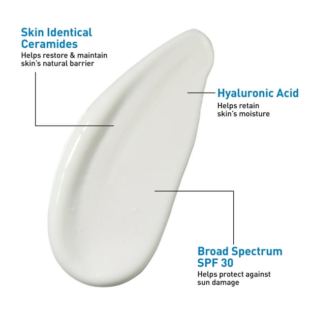 CeraVe Ultra-Light Face Lotion with SPF 30 for Normal to Oily Skin, 1.7 fl oz