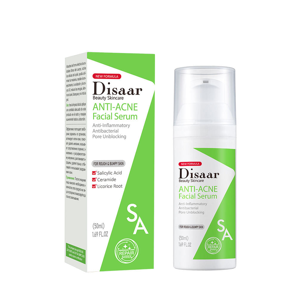 Disaar Salicylic Acid & Ceramide Acne-Fighting Facial Serum with Licorice Root for Anti-Inflammatory and Antibacterial Pore Unclogging | Face Serum |