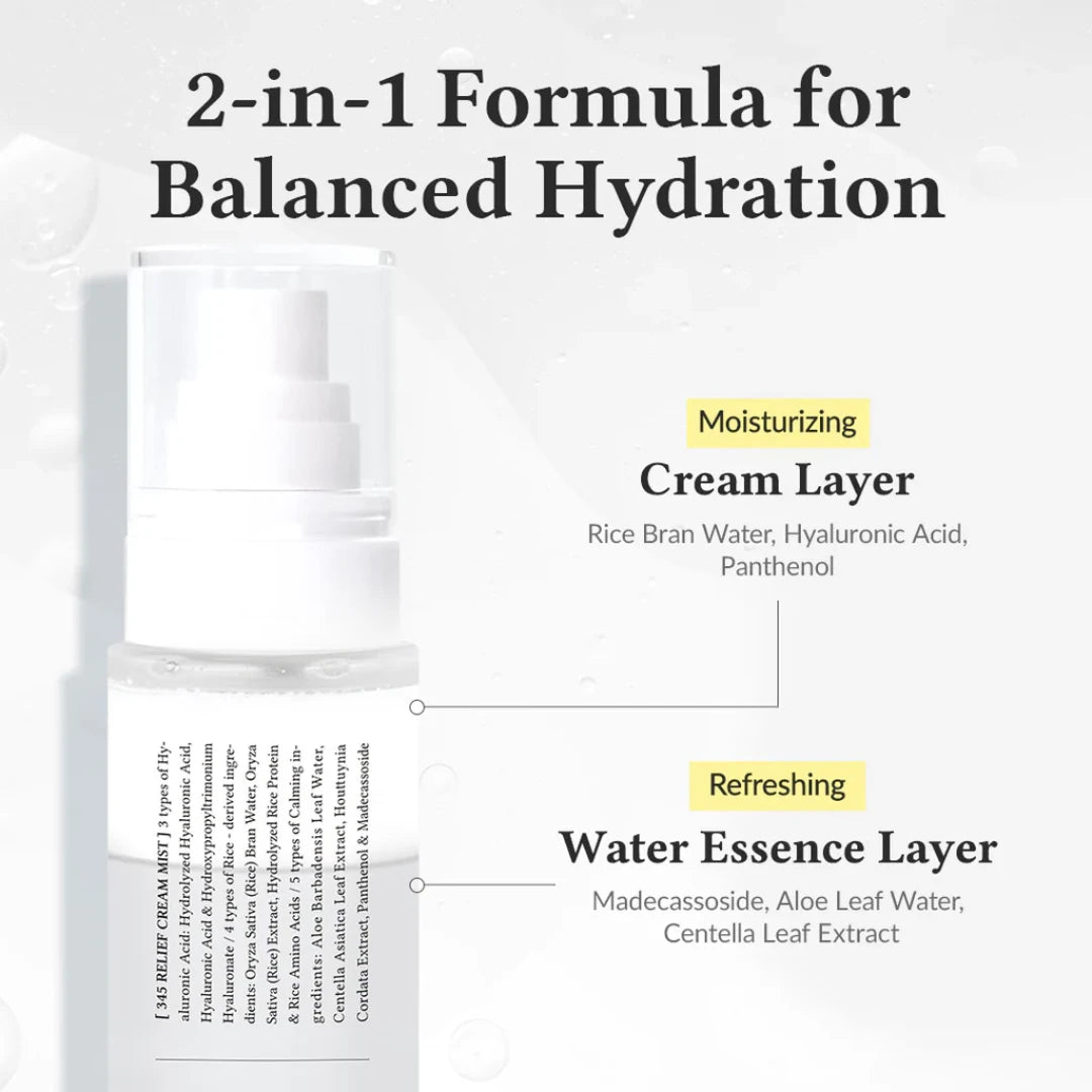 Dr.Althea 345 Relief Cream Mist - 100ml - New Moon Beauty