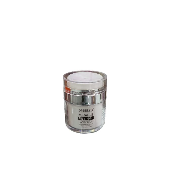 DR MEINAIER Miracle RETINOL Moisturizing Cream with Hyaluronic Acid and Green Tea. Reduces Wrinkles, Enhances Radiance, Evens Skin Tone, Softens, and Revitalizes Skin