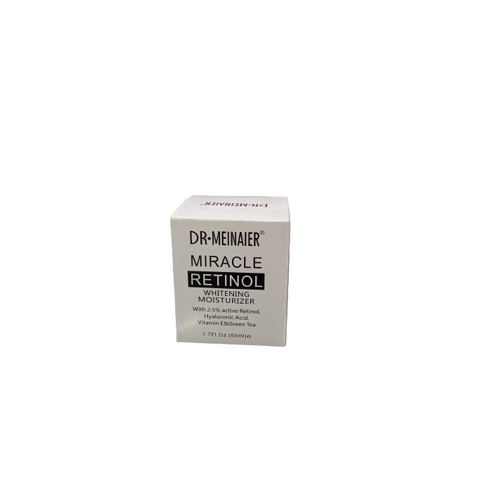 DR MEINAIER Miracle RETINOL Moisturizing Cream with Hyaluronic Acid and Green Tea. Reduces Wrinkles, Enhances Radiance, Evens Skin Tone, Softens, and Revitalizes Skin