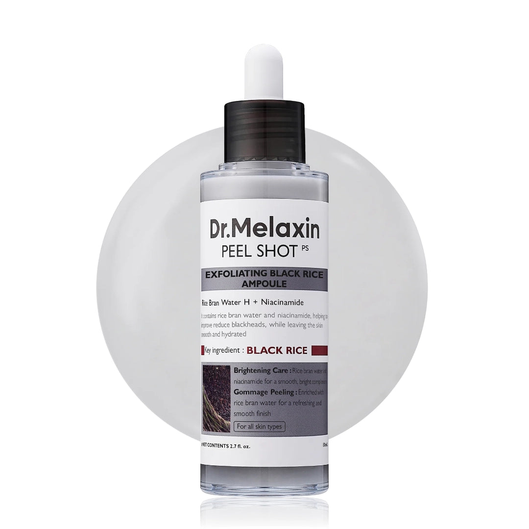 أمبولات دكتور ميلاكسين بيل شوت جلو المصنوعة من الأرز الأسود - 80 مل