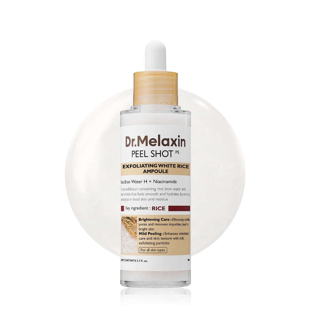 أمبولات دكتور ميلاكسين بيل شوت جلو المصنوعة من الأرز الأبيض - 80 مل