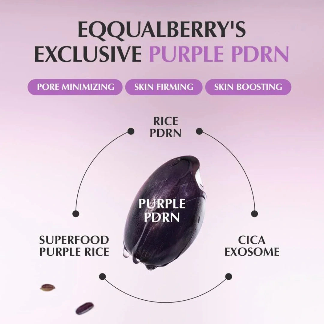 Eqqualberry Purple PDRN Pore Minimizing Serum - 30ml - New Moon Beauty