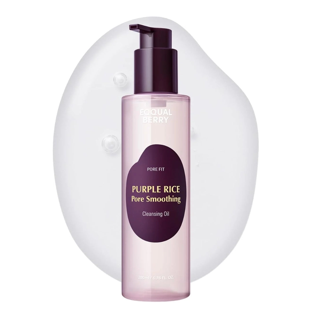 Eqqualberry Purple Rice Pore Smoothing Cleansing Oil - 200ml - New Moon Beauty