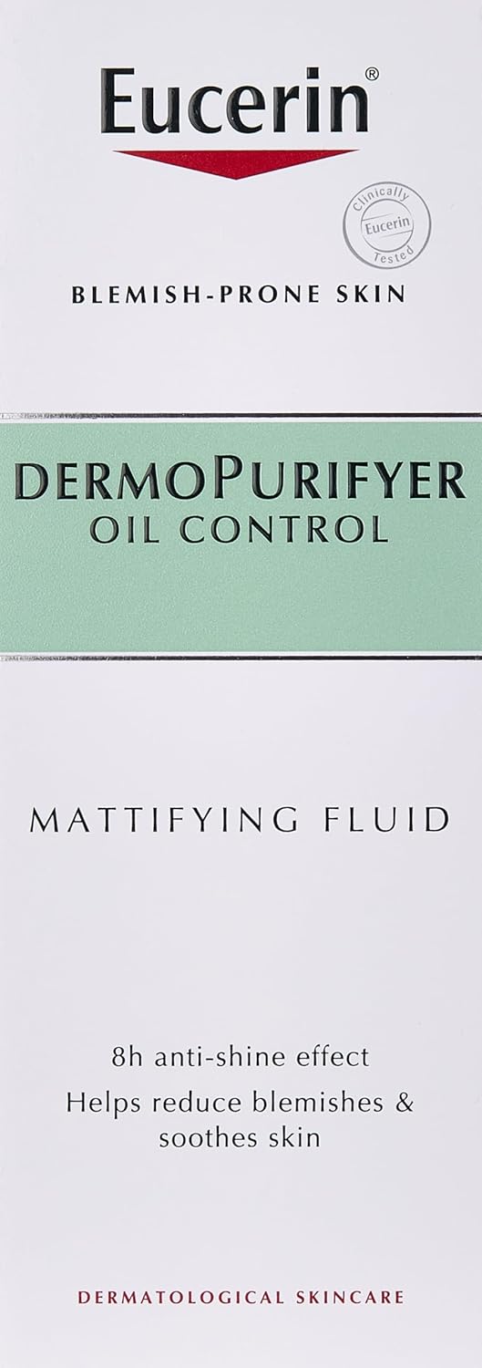 Eucerin DermoPurifyer Oil Control Mattifying Fluid for the Face with Salicylic Acid
