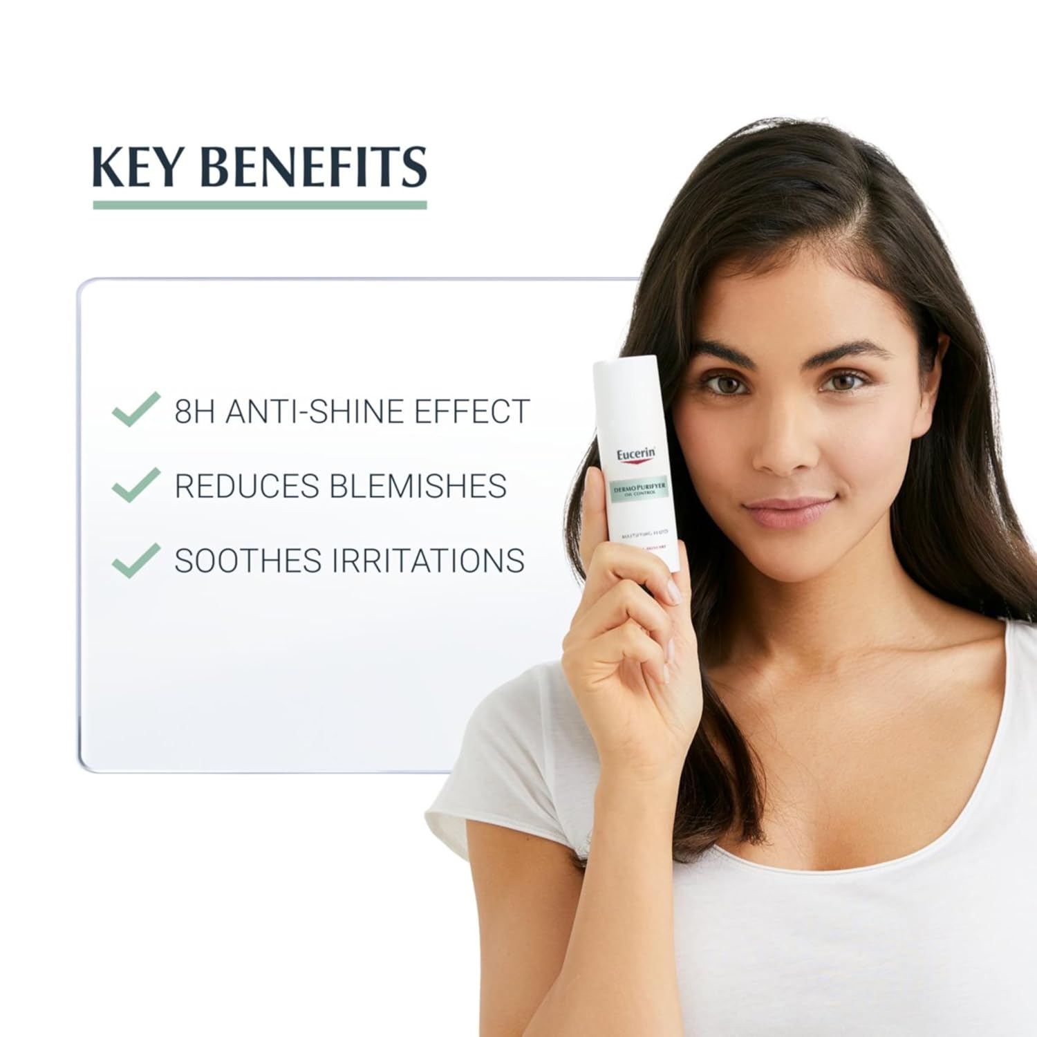 Eucerin DermoPurifyer Oil Control Mattifying Fluid for the Face with Salicylic Acid
