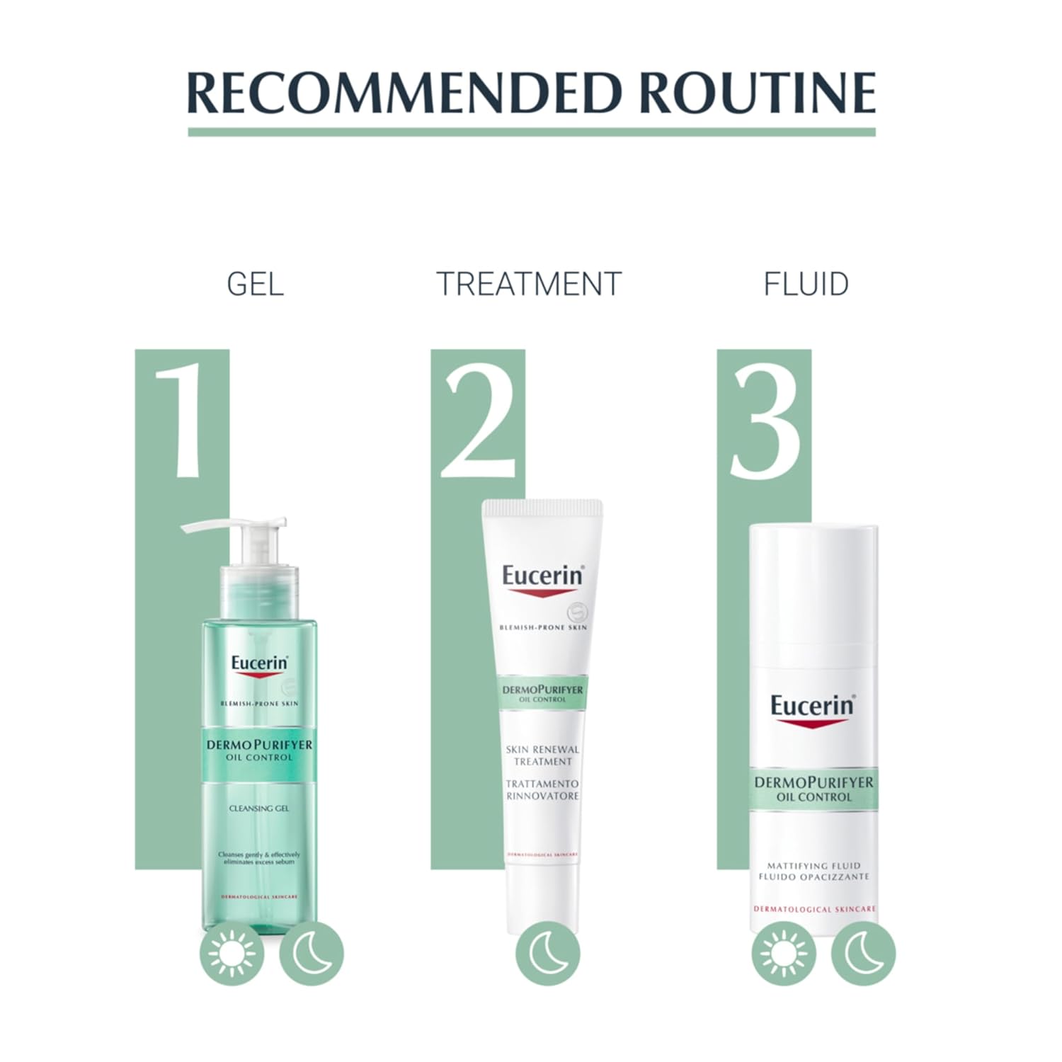 Eucerin DermoPurifyer Oil Control Mattifying Fluid for the Face with Salicylic Acid