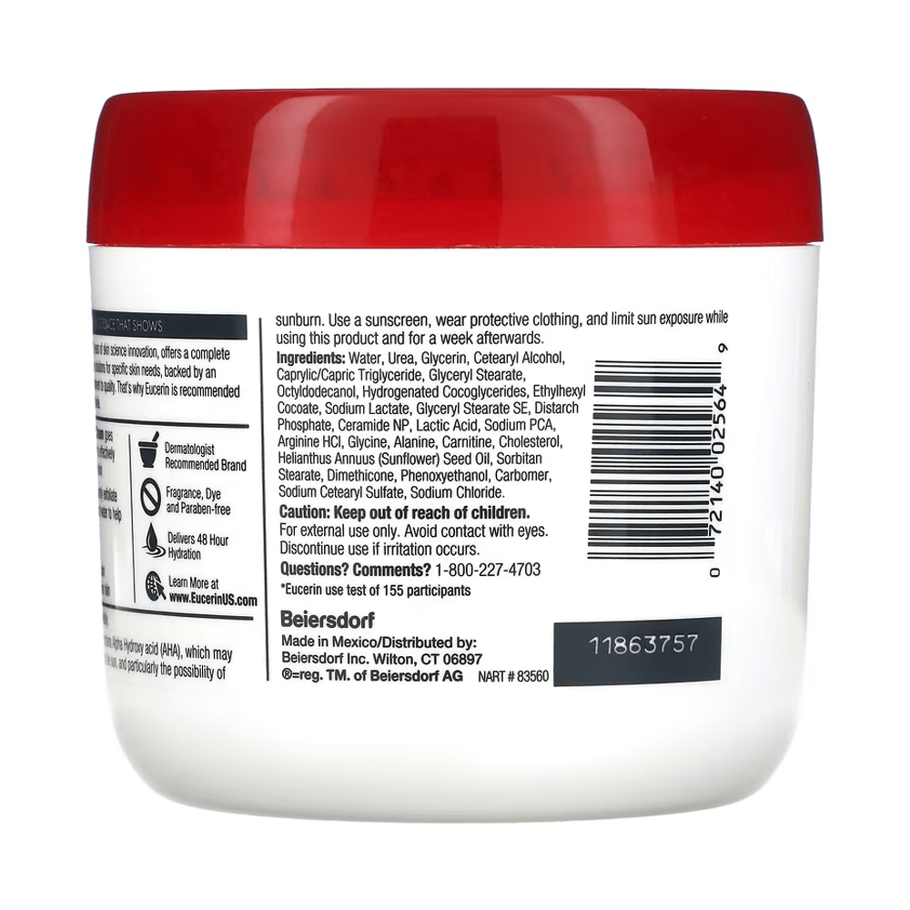 Eucerin Fragrance-Free Body Cream for Rough Skin - 454g