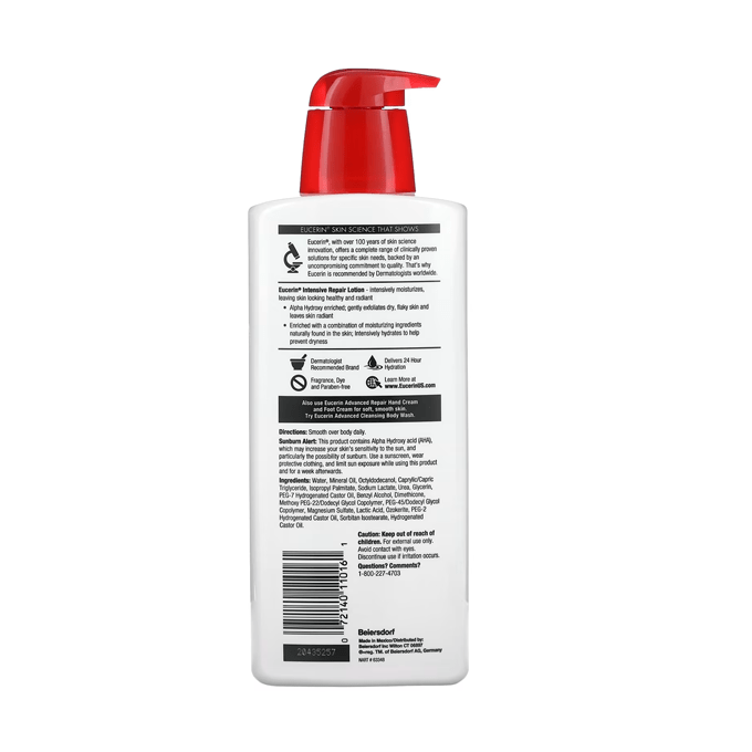 Eucerin Intensive Moisturizing Lotion - 500ml