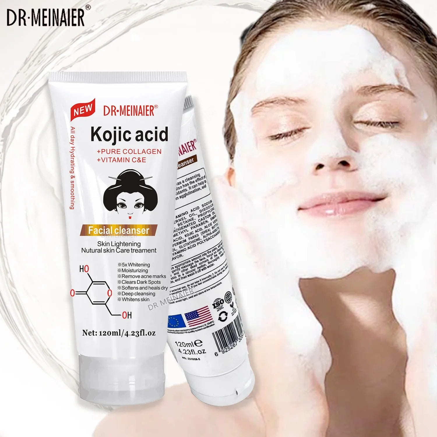 Kojic Acid Facial Cleanser for Skin Care