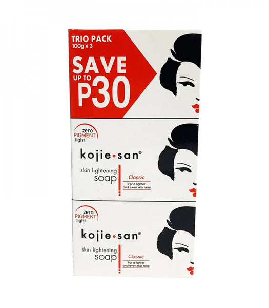 Kojie San Triple Bar Soap Pack