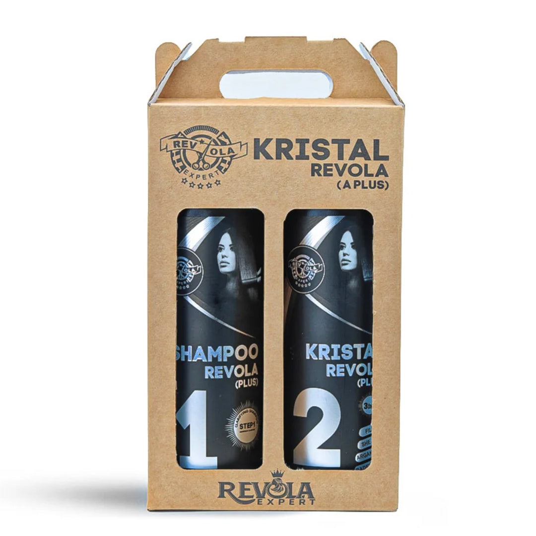 شامبو + بروتين ريفولا كريستال بلس - 500مل ×2