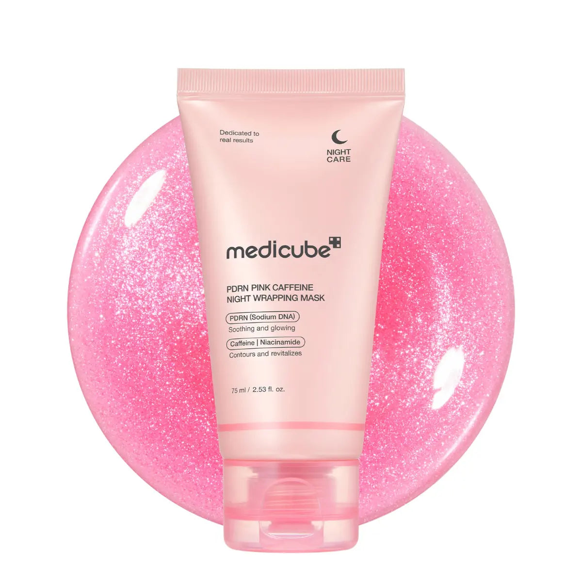 Medicube PDRN Pink Caffeine Night Wrapping Mask - 75ml - New Moon Beauty