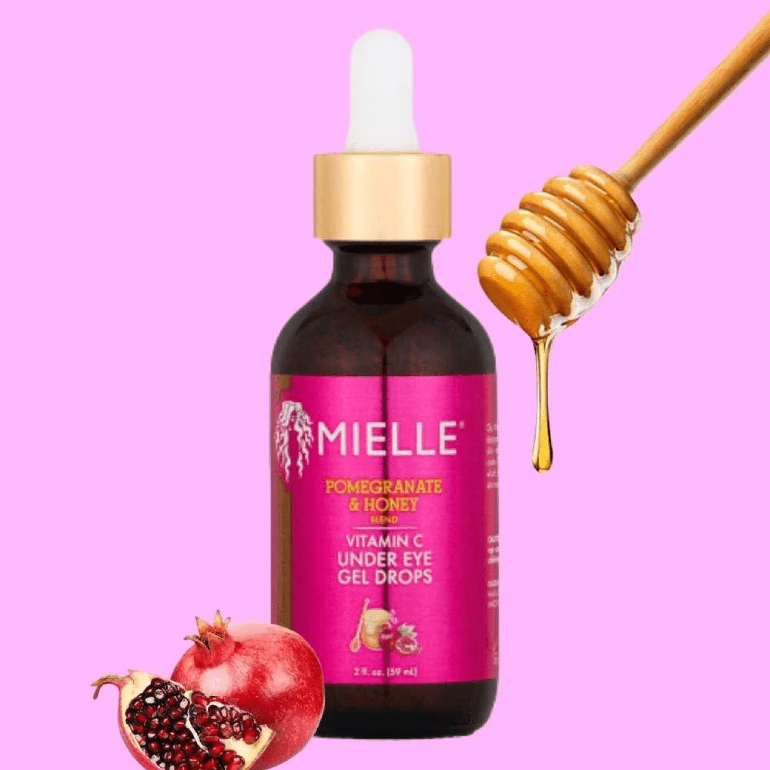 Mielle Organics Pomegranate & Honey Vitamin C Eye Gel Drops - 59ml