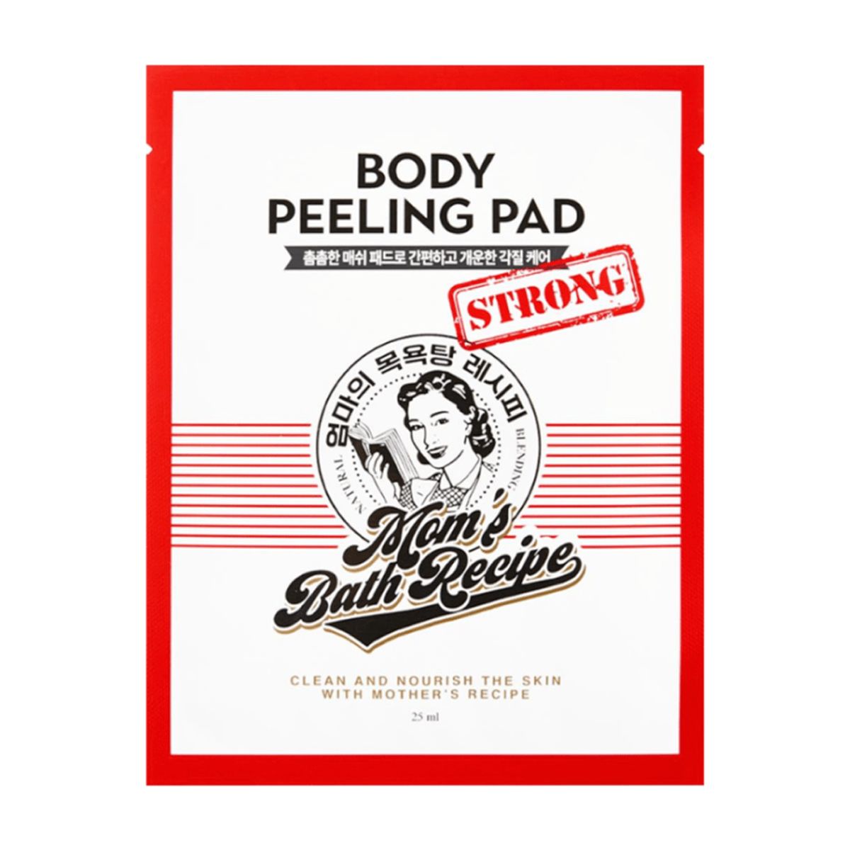 Mom's Bath Recipe Body Peeling Pad Strong - 8 Pieces