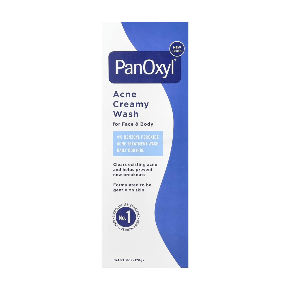PanOxyl Daily Control Creamy Acne Wash with 4% Benzoyl Peroxide - 170g