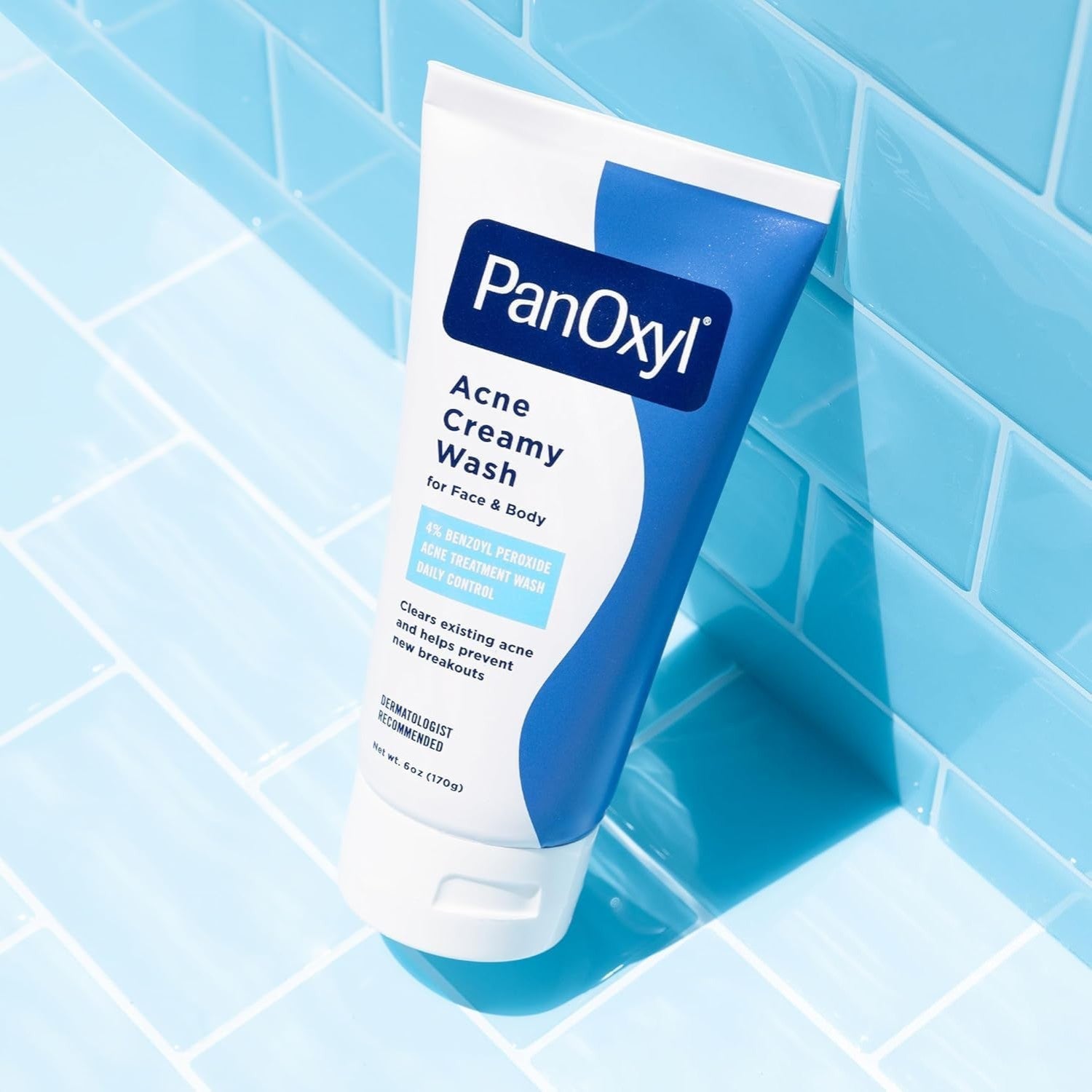PanOxyl Daily Control Creamy Acne Wash with 4% Benzoyl Peroxide - 170g