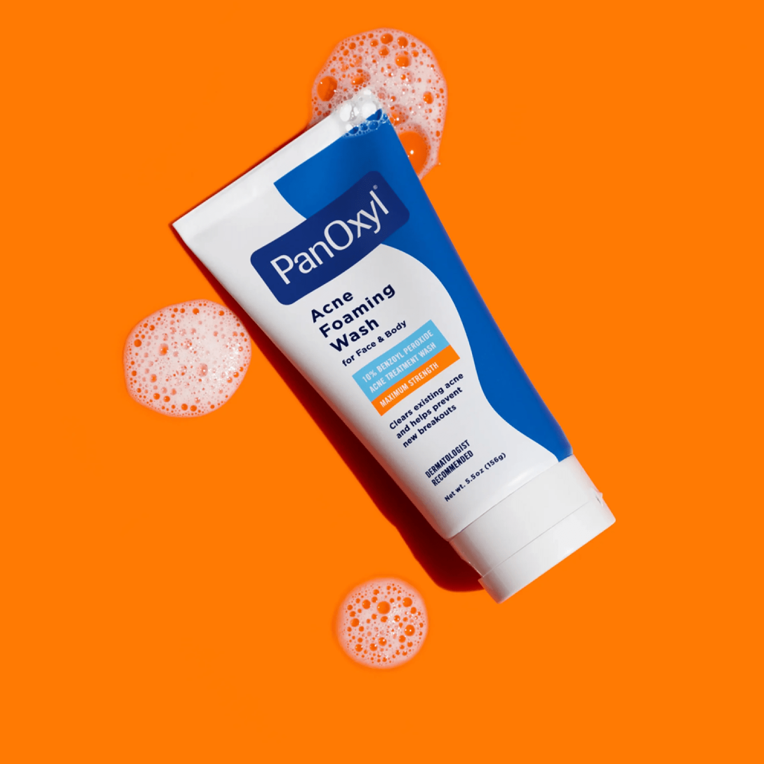 PanOxyl Maximum Strength Foaming Acne Wash with 10% Benzoyl Peroxide - 156g