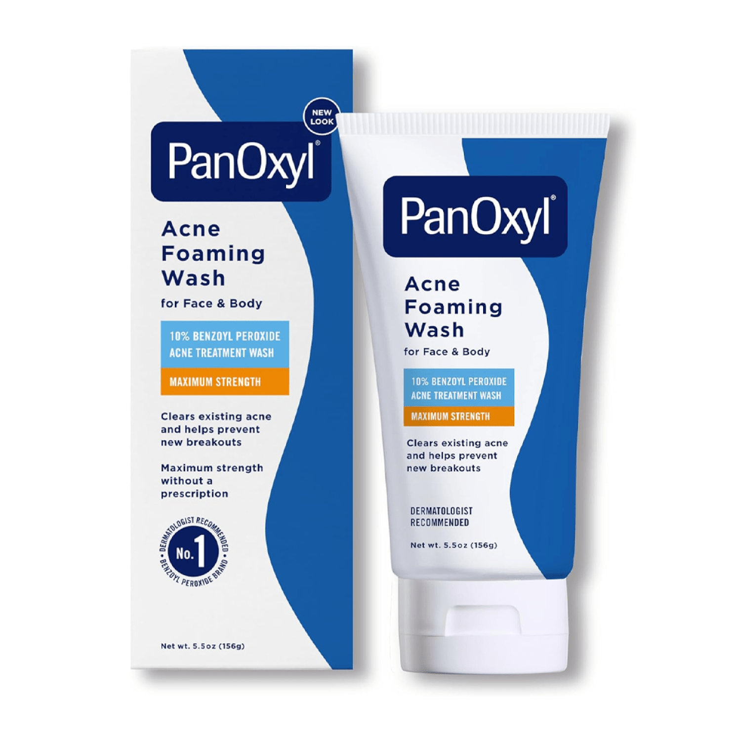 PanOxyl Maximum Strength Foaming Acne Wash with 10% Benzoyl Peroxide - 156g