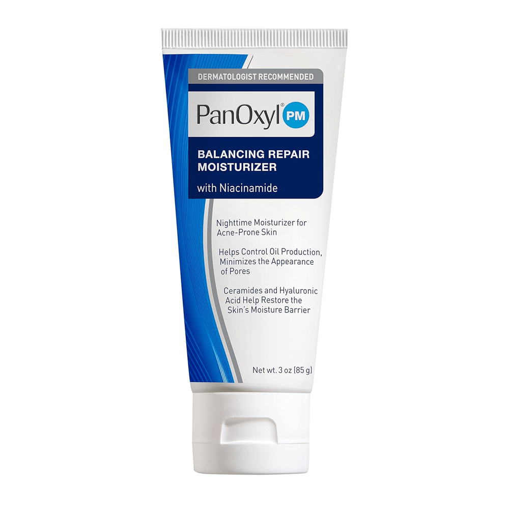 PanOxyl PM Balancing Repair Moisturizer with 4% Niacinamide for Overnight Hydration - 85g