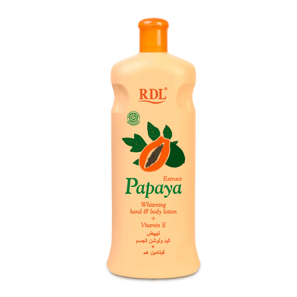 RDL Papaya Extract and Vitamin E Whitening Hand and Body Lotion - 600ml