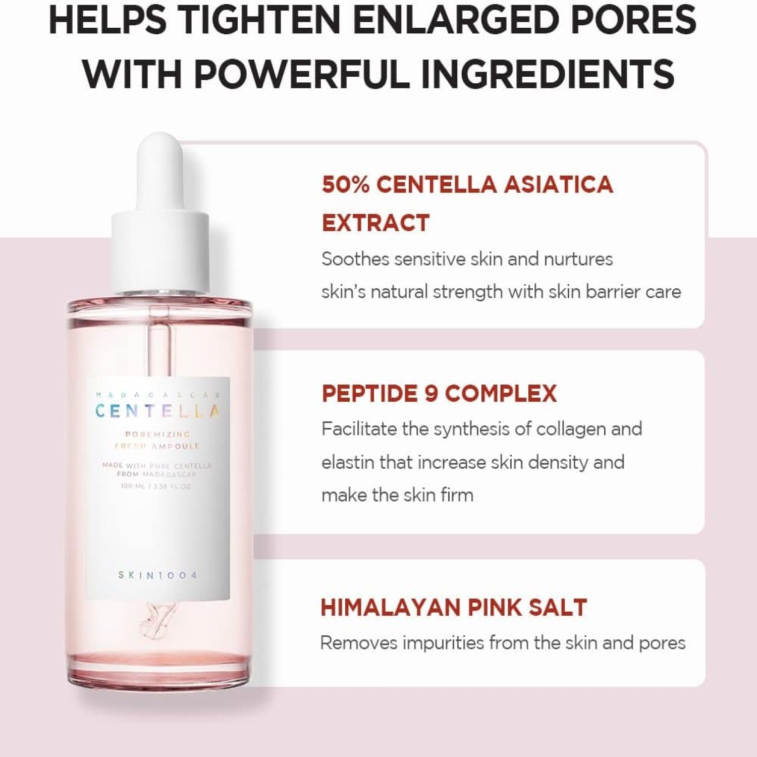 Skin1004 Madagascar Centella Pore Minimizing Fresh Ampoule - 125ml