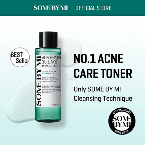 Some By Mi 30 Days Miracle Toner with AHA, BHA, and PHA - 150ml
